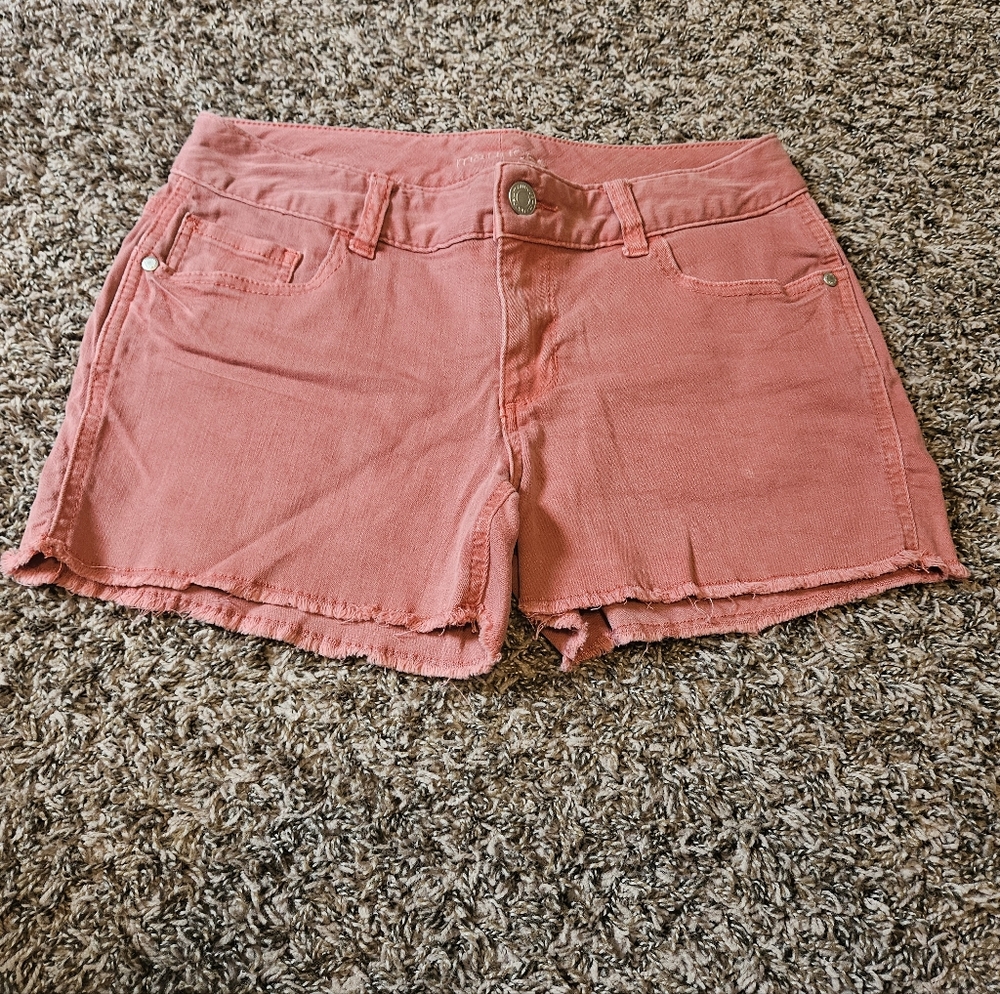 Maurices Raw Hem Denim Shorts